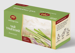 Чай травяной пакетированный Золотой Слон Лемонграсс 20 шт х 1,3 г