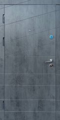 Дверь Ф3 Маэстро металл 2050*960 левые бетон серый