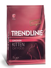Повноцінний та збалансований сухий корм для кошенят з куркою Trendline 1 кг