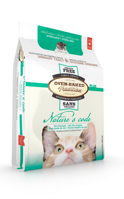 Беззерновий сухий корм для стерилізованих кішок із свіжого м'яса курки Nature’s Code Oven-Baked Tradition 4,54 кг