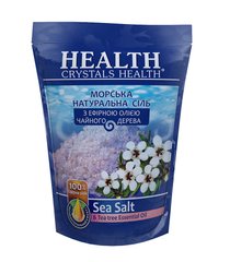 Соль морская натуральная для ванны "Чайное дерево" Crystals Health 500 г
