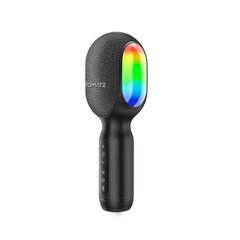 Мікрофон для караоке Promate VocalMic Bluetooth, 2xAUX, LED Black (vocalmic.black)