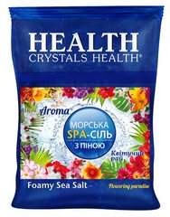 Соль морская для ванны с пеной "Flowering" Crystals Health 600 г