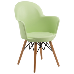 Крісло Tilia Gora-V ніжки букові світло-зелене
