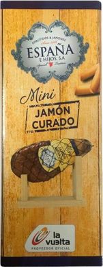 Хамон Espana Курадо міні в подарунковій упаковці + підставка + ніж, 8 місяців витримки 1 кг