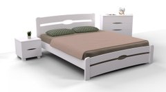 Ліжко Кароліна з ізножьем 1400*2000 біла