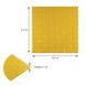 3D панель самоклеющаяся кирпич Желтый 700x770x5мм (010-5) SW-00000146