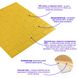 3D панель самоклеющаяся кирпич Желтый 700x770x5мм (010-5) SW-00000146