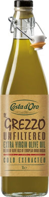 Оливковое масло Costa d'Oro IL Grezzo Extra Virgin 1 л нефильтрованное