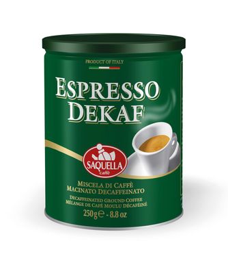 Кава мелена Espresso Dekaf SAQUELLA 250 г