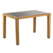 Стол Tilia Antares 80x120 см верх столешницы из стекла, ножки пластиковые кофейный