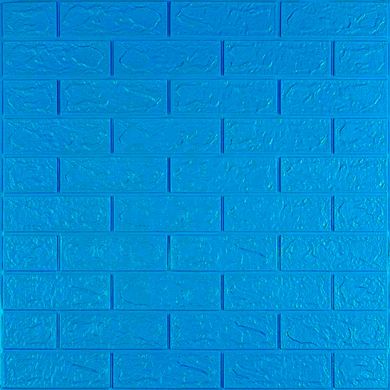 Самоклеюча 3D панель під синю цеглу 20000x700x3мм SW-00001734