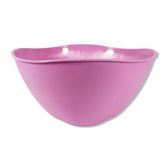 Миска салатниця «Хвиля» 3 л Plastic's Craft Рожевий