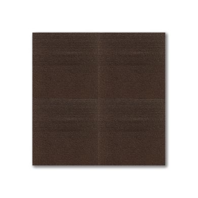 Самоклеюча плитка під ковролін темно-коричнева 300х300х4мм SW-00001422