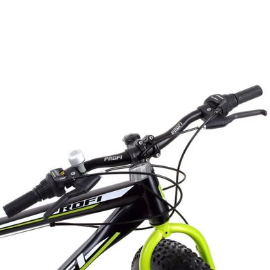 Велосипед підлітковий PROFI EB26POWER 1.0 S26.2 чорно-зелений