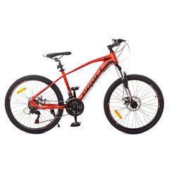 Велосипед підлітковий PROFI G24VELOCITY A24.2 червоно-чорний