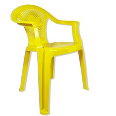 Кресло детское 38х38х54 см «Plastic's Craft» Желтый