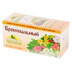 Карпатський чай Лічниця Бронхіальний 25х0,8 г