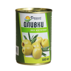 Оливки зеленые б/к Домашние продукты 300 мл
