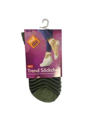Жіночі шкарпетки Nur Die Trend р.35-38 Зелений/Смужка (615871)
