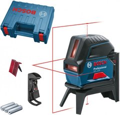 Лазерный нивелир Bosch Professional GCL 2-50 в чемодане с держателем и 3 батарейками