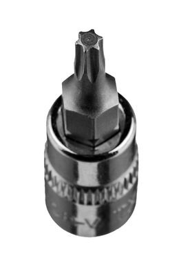 Біта TORX TX15 на торцеву головку 1/4, коротка, 37 мм