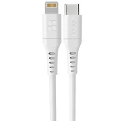 Кабель Promate PowerLink-200 USB-C to Lightning 3А 2 м White (powerlink-200.white)