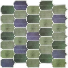 Самоклеюча поліуретанова плитка сіро-фіолетова мозаїка 305х305х1мм SW-00001194