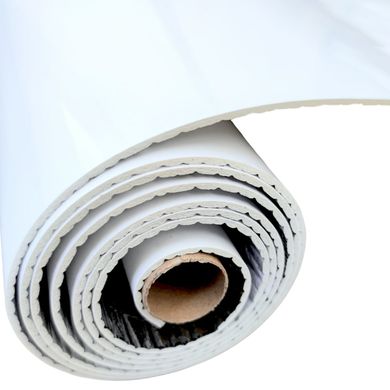 Самоклеящаяся виниловая плитка в рулоне белая 3000х600х2мм SW-00001284