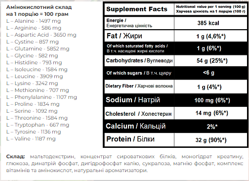 Super Mass Gainer - 2000g Oreo