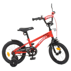 Велосипед дитячий PROF1 Y14211-1 14 дюймів червоний