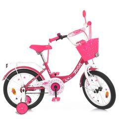 Велосипед дитячий PROF1 Y1613-1 16 дюймів рожевий