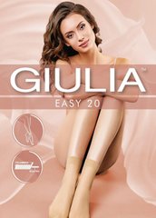 Набір шкарпеток GIULIA з поліаміду EASY 20 den Top Comfort 2 пари One Size Caramel (Бежевий)