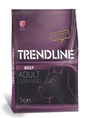 Повноцінний та збалансований сухий корм для собак з яловичиною та рисом Trendline 1 кг