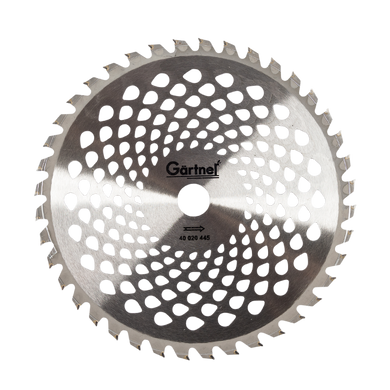 Диск для садового тримера 255х25.4 мм 40 ТВС зубців Гартнер