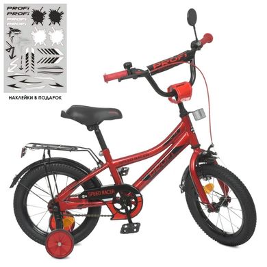 Велосипед детский PROF1 Y14311 14 дюймов красный