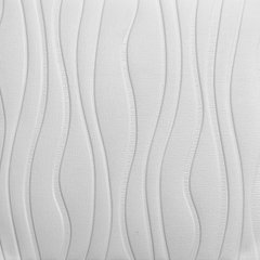Самоклеющаяся декоративная потолочно-стеновая 3D панель волны 700x700x7мм (166) SW-00000242