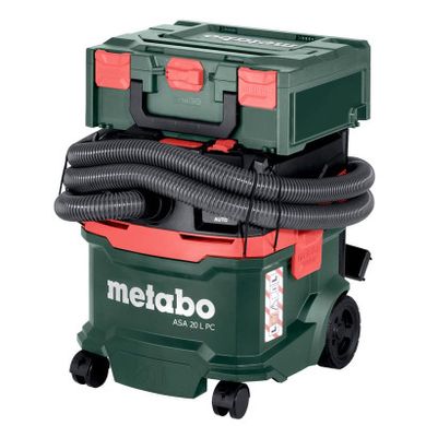 Универсальный пылесос Metabo ASA 20 L PC, 3 насадки