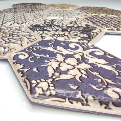 Декоративна ПВХ плитка на самоклейці соти 280х300х5мм, ціна за 1 шт. (СПП-504) SW-00000673