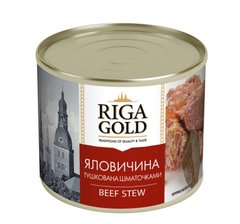 Яловичина тушкована Riga Gold 525 г