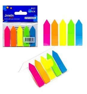 Закладка неонова "Stick Notes" COLOR-IT Р01-2, 5 кольорів