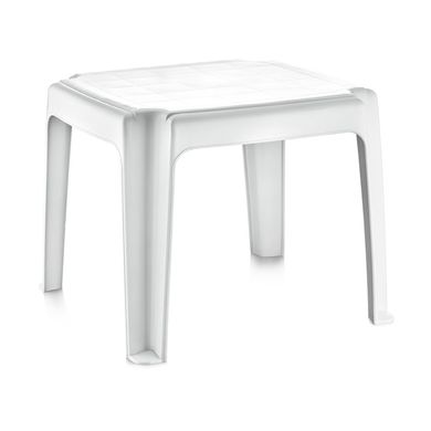 Стол для шезлонга 45x45 белый Irak Plastik