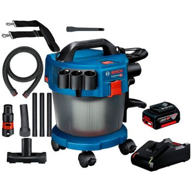 Акумуляторний пилосос Bosch Professional GAS 18V 10 L, 1 акб GBA 18V 4.0Ah та з/п GAL 18V-40