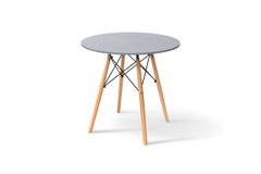 Стол обеденный ЭТНА MDF (D=80cm), серый