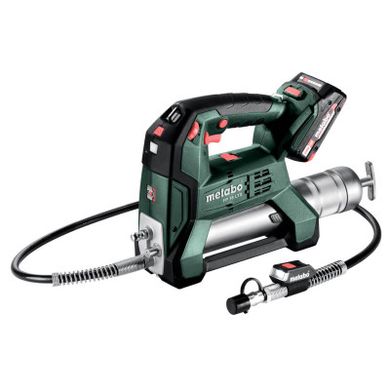 Аккумуляторный смазочный шприц Metabo FP 18 LTX с 2 акб 18V Li-Power 2Ah, з/у SC 30 в MetaBox 165 L