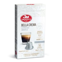 Кава в капсулах Espresso Bella Crema SAQUELLA 10 шт