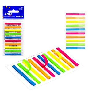 Закладка неонова "Stick Notes" COLOR-IT Р44-4, 5 кольорів