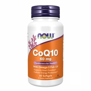 CoQ10 60mg with Omega-3 - 60 sgels