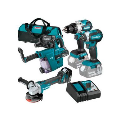 Набор аккумуляторных инструментов Makita DLX4155TX1