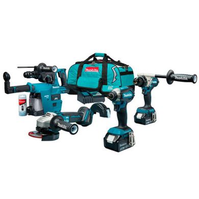 Набор аккумуляторных инструментов Makita DLX4155TX1